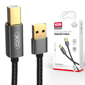 XO (GB010A) - Cablu OTG Transfer, USB-A la USB-B, Printer Cable, 1.5m, Black