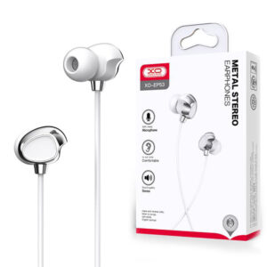 XO (EP53) - Casti cu Fir, In Ear, 3.5mm, 1.2m, Mic & Volume Key, HiFi, White