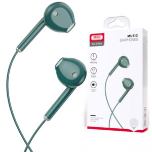 XO (EP54) - Casti cu Fir, In Ear, 3.5mm, 1.2m, Mic & Volume Key, HiFi | Green