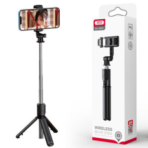 XO (SS09) Suport Stand, tip Selfie, pentru telefon, brat telescopic, Tripods, Multifunction, Black