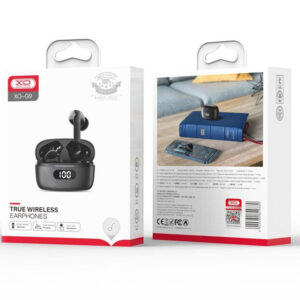 XO (G9) - Casti Wireless, Ear Buds, BT 5.1, 180h StandBy, 380mAh, Dual Mic, Chime, Black