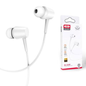 XO (EP57) - Casti cu Fir, In Ear, 3.5mm, 1.2m, Mic & Volume Key, HiFi, White