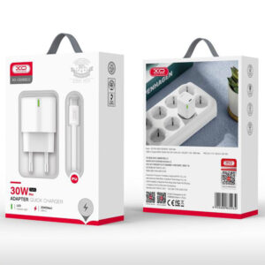XO (CE06) - Incarcator Retea + Cablu USB-C, GaN, 30W, 1xUSB-C, PD, White