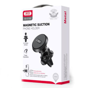 XO (C122) - Suport Auto, Magnetic, montaj Ventilatie, Round, MultiAngle, Lock Position, Black