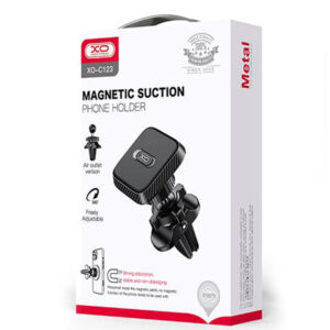 XO (C123) - Suport Auto, Magnetic, montaj Ventilatie, Square, MultiAngle, Lock Position, Black