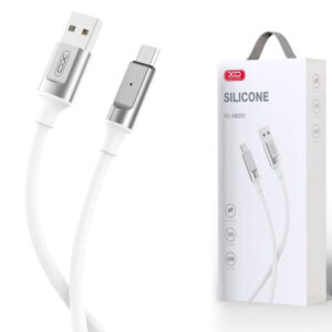 XO (NB251) - Cablu Date si Incarcare, USB-A la MicroUSB, 6A, Metallic, 1m, White