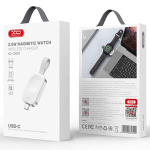 XO (CX020) - Incarcator Wireless, iWatch, Magnetic, 2.5W, Qi Charging, USB-C, Portabil, White