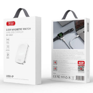 XO (CX021) - Incarcator Wireless, iWatch, Magnetic, 2.5W, Qi Charging, Lightning, Portabil, White