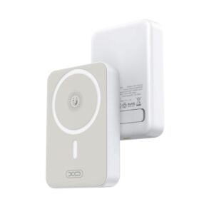 XO (PR231) - Baterie Externa, PowerBank Wireless 15W+PD20W, Magnetica, Suport Stand, 10000mAh, Fast Charge, White