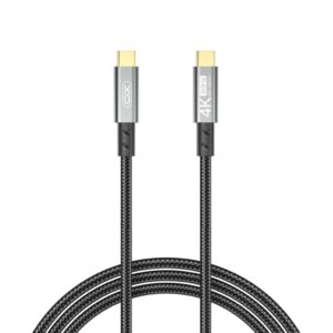 XO (GB020) - Cablu Date si Incarcare, USB-C, PD100W, QC3.0, 4K, 1m, TARNISH