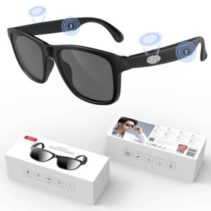 XO (E9) » Ochelari Smart, BT5.3, Audio Eyewear, UV Protect, 100h Stand-By, BLACK