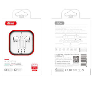 XO (EP13) - Casti cu Fir, In Ear, Lightning, 1.2m, BT Conect Pop-Up, HiFi, White