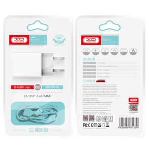 XO (L73) - Incarcator Retea + Cablu MicroUSB, 2.4A, 1xUSB-A, QC 3.0, White