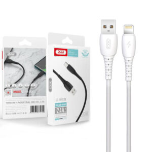 XO (NB-P163) - Cablu Date si Incarcare, USB-A la Lightning, 2.4A, 1m, White