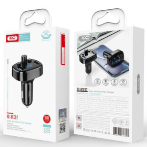 XO (BCC02) - Modulator FM | BT, 15W, 2xUSB-A, QC 3.0, Power LED, Black