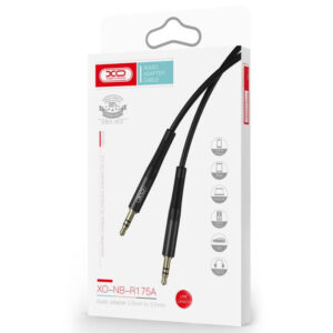 XO (NB-R175B) - Cablu Audio, Jack 3.5mm (M) - la Jack 3.5mm (M) - 2m, Black