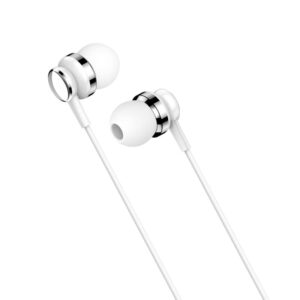 Kaku (KSC-399) - Casti cu Fir, In Ear, 3.5mm, 1.2m, Mic & Volume Key, HiFi, White