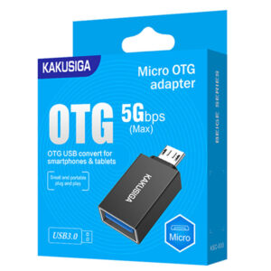 Kaku (KSC-533) - Adaptor OTG Transfer, USB-A la MicroUSB, Black