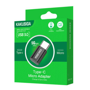 Kaku (KSC-531) - Adaptor OTG Transfer, MicroUSB la USB-C, Black
