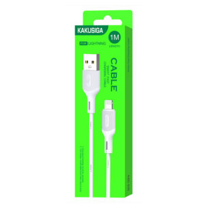 Kaku (KSC-535) - Cablu Date si Incarcare, USB-A la Lightning, 18W, 2.4A, 1m, White