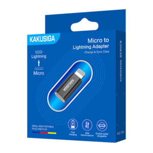Kaku (KSC-559) - Adaptor OTG Transfer, MicroUSB la Lightning, Black