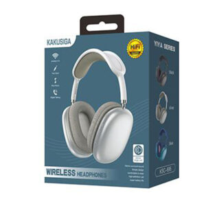 Kaku (KSC-695) - Casti Wireless, Over Ear, BT 5.0, 300h StandBy, 200mAh, Yiya | Silver