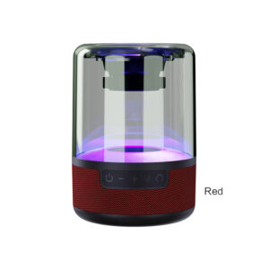 Kaku (KSC-608) » Boxa Portabila, BT 5.0, Colorful Light, 5W, TWS HiFi, Extra Bass, Red