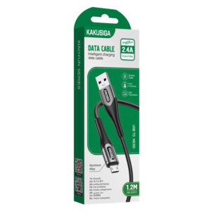 Kaku (KSC-724) - Cablu Date si Incarcare, USB-A la MicroUSB, 18W, 2.4A, 1.2m, Black