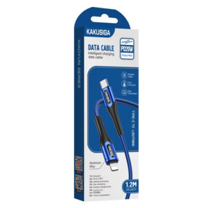 Kaku (KSC-724) - Cablu Date si Incarcare, USB-C la Lightning, PD20W, QC3.0, 3A, 1.2m | Blue