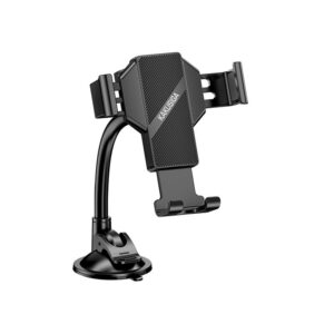 Kaku (KSC-714B) - Suport Auto, cu cleme laterale, montaj Bord, MultiAngle, brat flexibil, Black