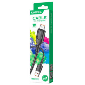 Kaku (KSC-805) - Cablu Date si Incarcare, USB-A la MicroUSB, 18W, 2.4A, 1m, Black