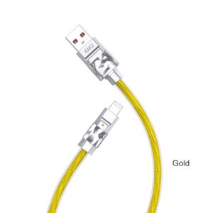 Kaku (KSC-956) - Cablu Date si Incarcare, USB-A la Lightning, 2.4A, 1m, GOLD