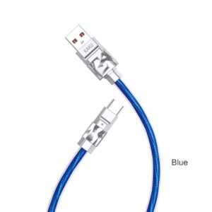 Kaku (KSC-956) - Cablu Date si Incarcare, USB-A la USB-C, 65W, 1m | Blue