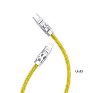 Kaku (KSC-956) - Cablu Date si Incarcare, USB-C la Lightning, PD27W, QC3.0, 1m, GOLD