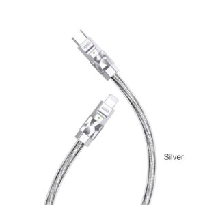 Kaku (KSC-956) - Cablu Date si Incarcare, USB-C la Lightning, PD27W, QC3.0, 1m, Gray