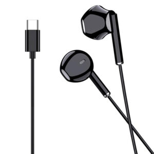 Kaku (KSC-1295) - Casti cu Fir, In Ear, USB-C, 1.2m, Mic & Volume Key, Black