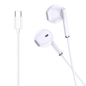 Kaku (KSC-1295) - Casti cu Fir, In Ear, USB-C, 1.2m, Mic & Volume Key, White
