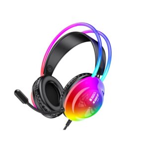 Kaku (KSC-1297) Casti cu Fir, On Ear, 3.5mm, 2m cablu, Gaming, Light Ambient, Black