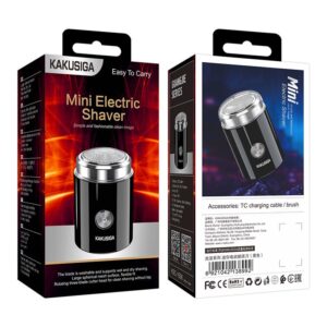 Kaku (KSC-1506) - Aparat de ras barba, Mini Shaver, Compact, 5W, Black