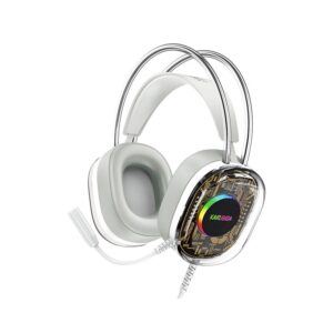 Kaku (KSC-1298) Casti cu Fir, On Ear, 3.5mm, 2m cablu, Gaming, Light Ambient, TRANSPARENT