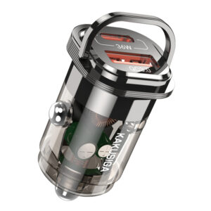 Kaku (KSC-1191) - Incarcator Auto, PD36W, 1xUSB-C, 1xUSB-A, Black