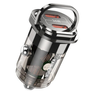 Kaku (KSC-1194) - Incarcator Auto, PD36W, 2xUSB-C, Black