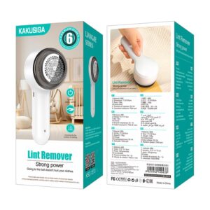 Kaku (KSC-1513) - Aparat de curatat scame, 6 lame, 300mAh, White