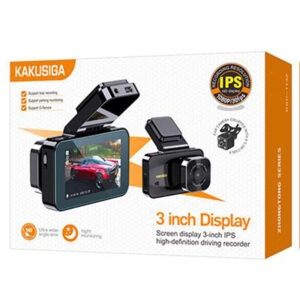 Kaku (KSC-1132) » Camera de bord 1080px/30fps, ecran 3" IPS HD, 5V, 180mAh, fir 3.5m + Camera Spate 720px cu cablu 5.5m, BLACK
