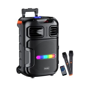 Kaku (KK-12102) » Boxa Portabila, Wireless BT 5.2, 60W, 4500mAh, LED Display, Flame Ambient Light, Black