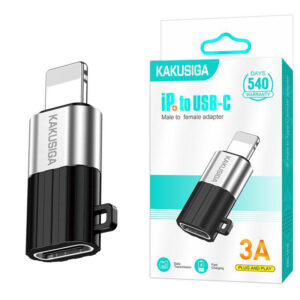 Kaku (KSC-1419) » Adaptor OTG Transfer/Incarcare, Lightning la USB-C, Fast, GRAY