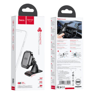 Hoco (S47) - Suport Auto, Magnetic, montaj Bord, MultiAngle, Anti-Slip, Black