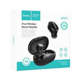 Hoco (EW11) - Casti Wireless, Ear Buds, BT 5.1, 200h StandBy, 300mAh, Melody, Black