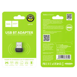 Hoco (UA18) - Adaptor BT, USB-A, BT 5.0, Black