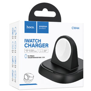 Hoco (CW44) - Incarcator Wireless, iWatch, 2.5W, Qi Charging, Stand, Black